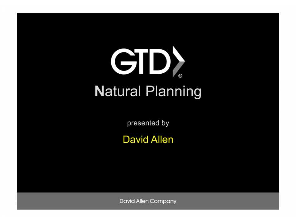 Natural planning