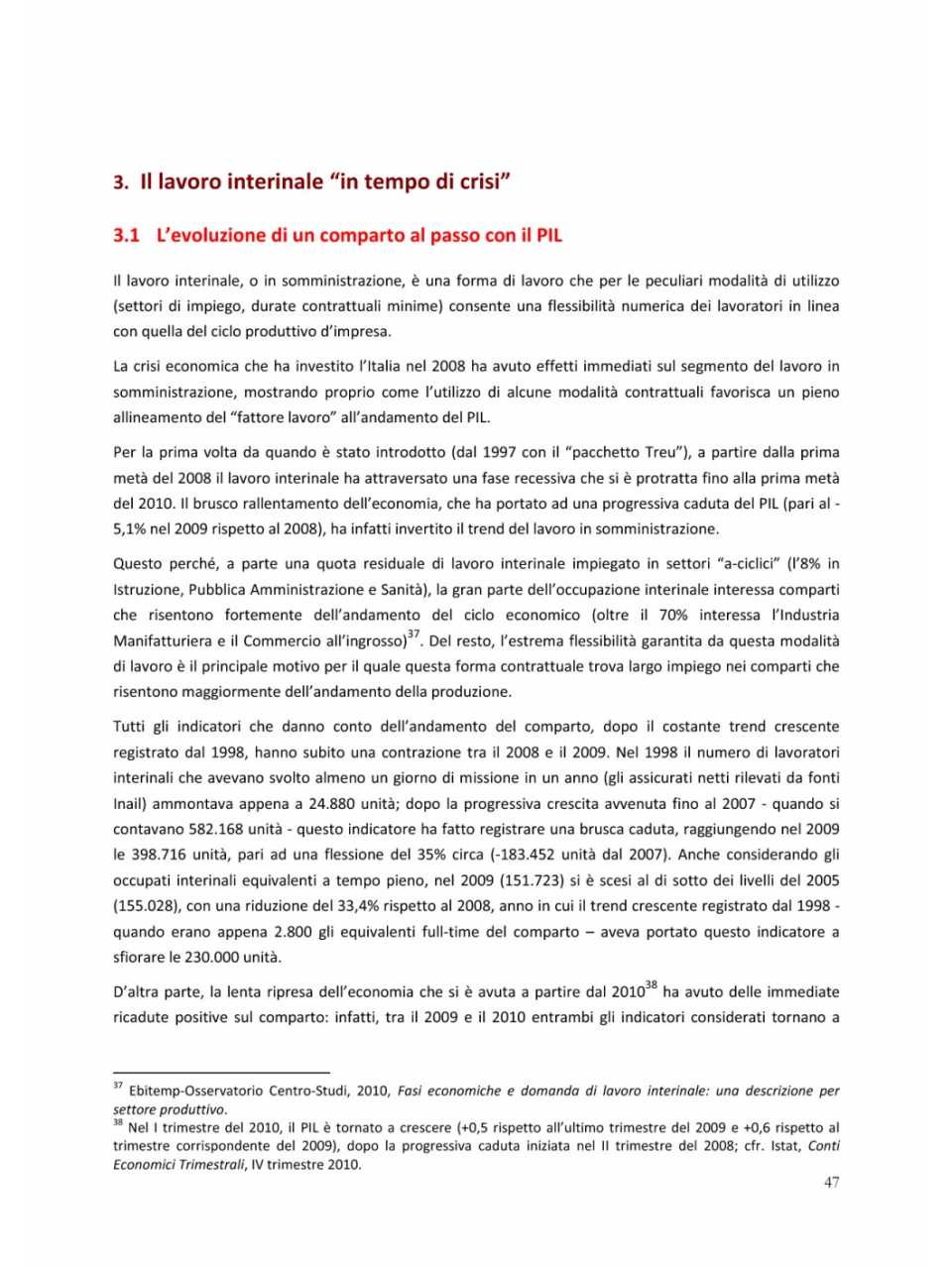 Il lavoro interinale 