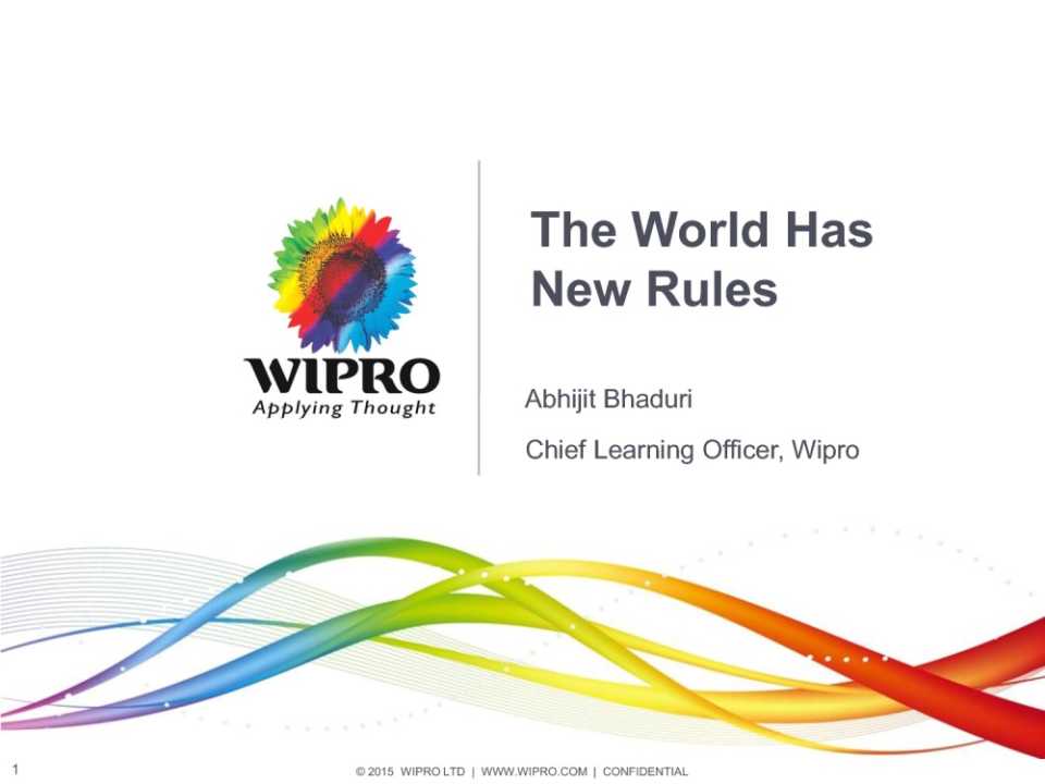 The future of work & the role of HR