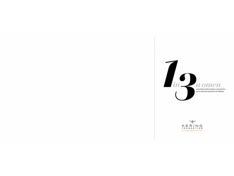 Kering Foundation activity report