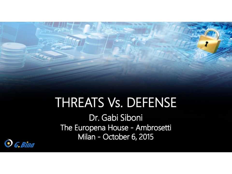 Cyber security threat landscape