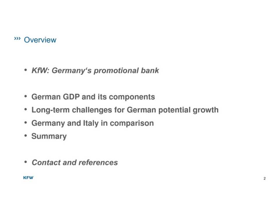 SESSIONE ON-LINE
Germania: locomotiva d'Europa e un esempio per l'economia italiana?