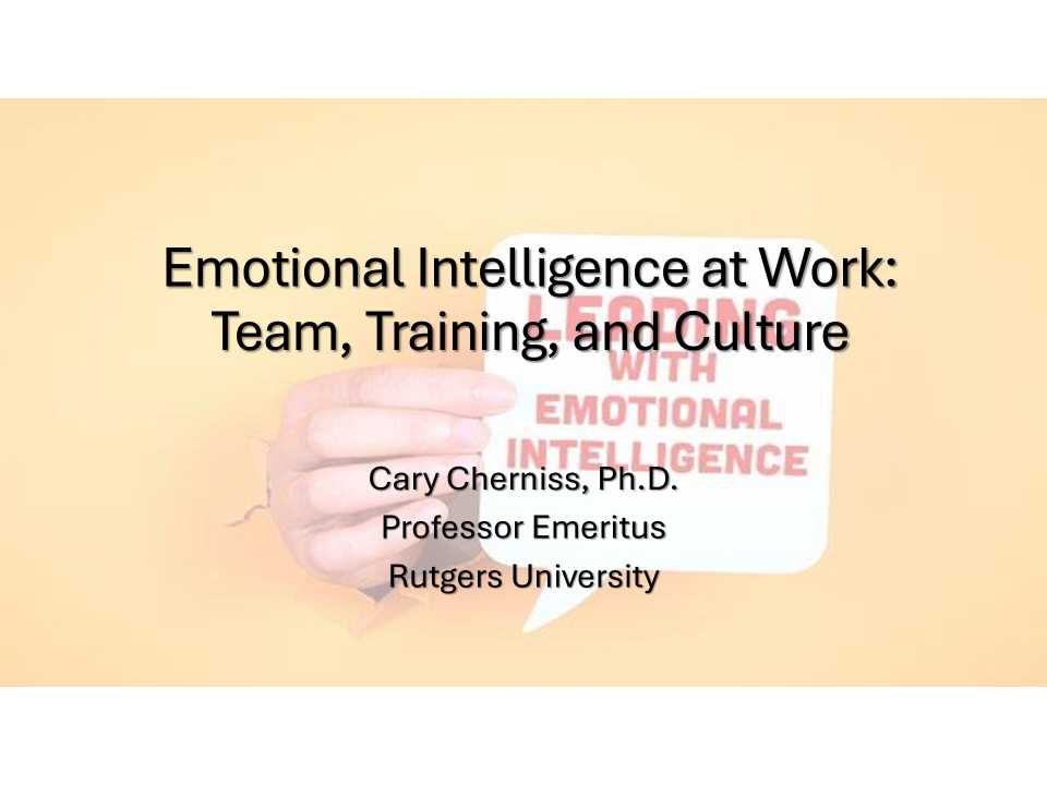 WEBINAR LIVE
Emotional Intelligence at work: team, training e cultura