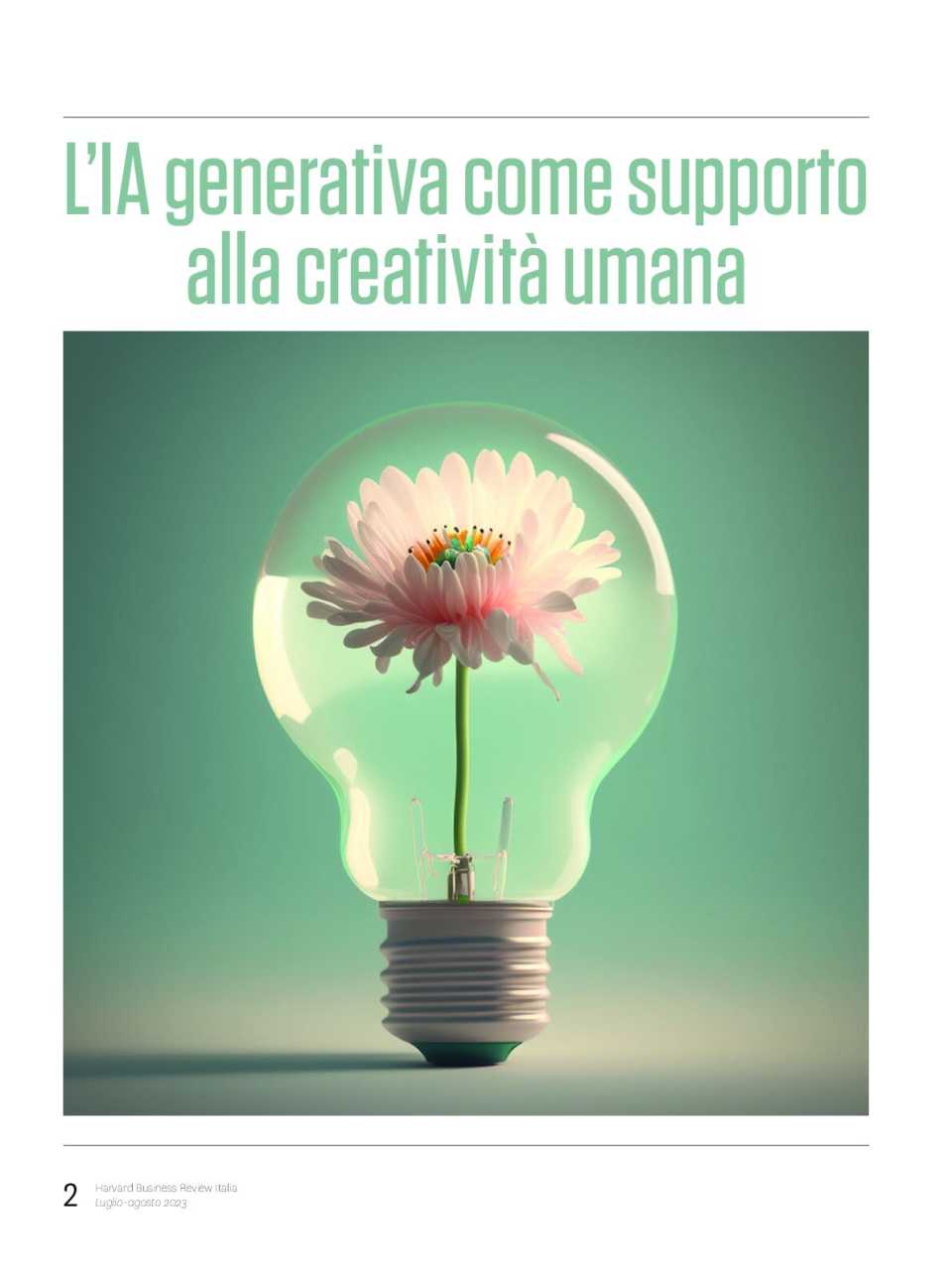 WEBINAR LIVE
Intelligenza artificiale e creatività: minaccia o opportunità?