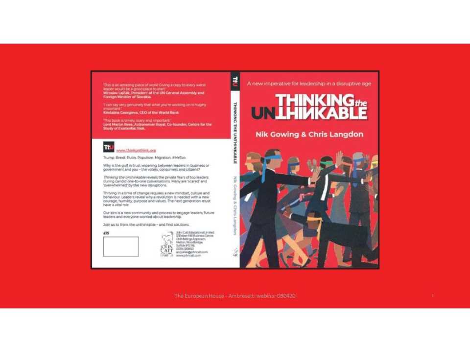 Thinking the Unthinkable: un nuovo imperativo per la leadership