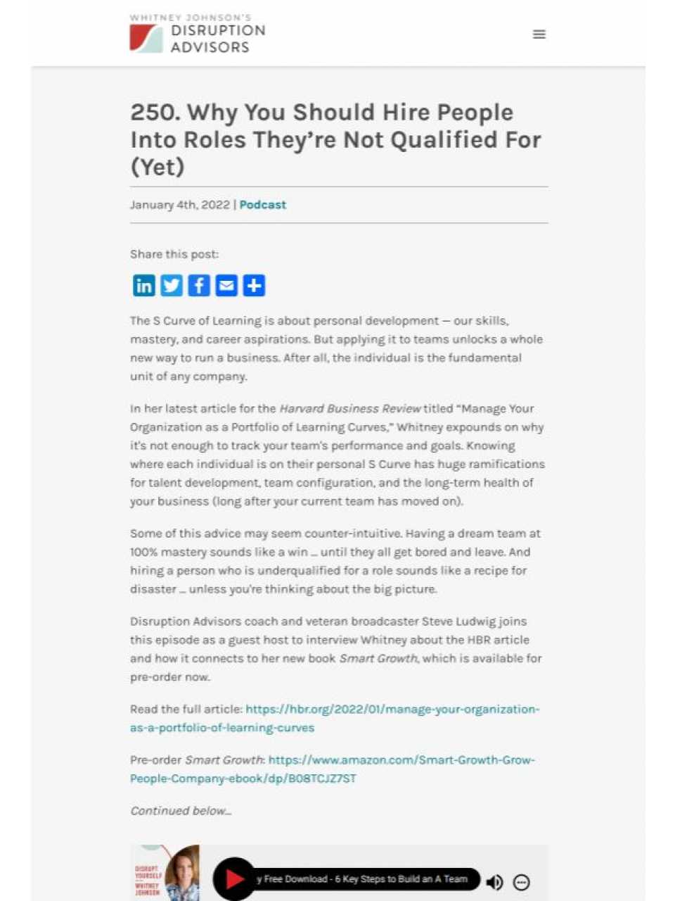 WEBINAR LIVESmart growth: improving yourself and your team to improve the company