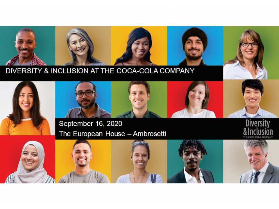 Diversity and inclusion at the Coca-Cola Company