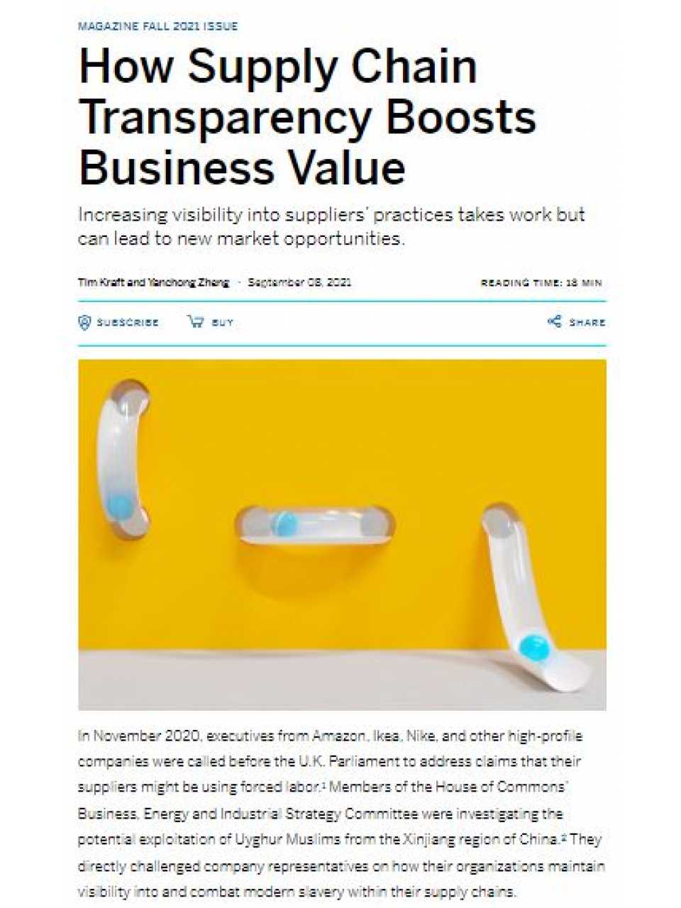 How supply chain transparency boosts business value