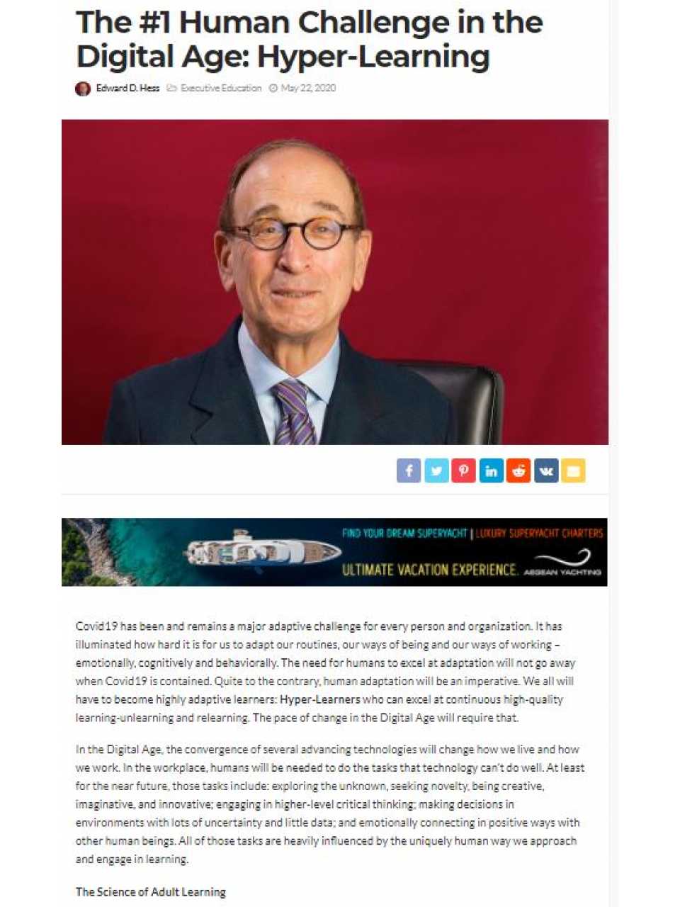 WEBINAR LIVEHyper-Learning: il ruolo umano nell’era dell’accelerazione digitale