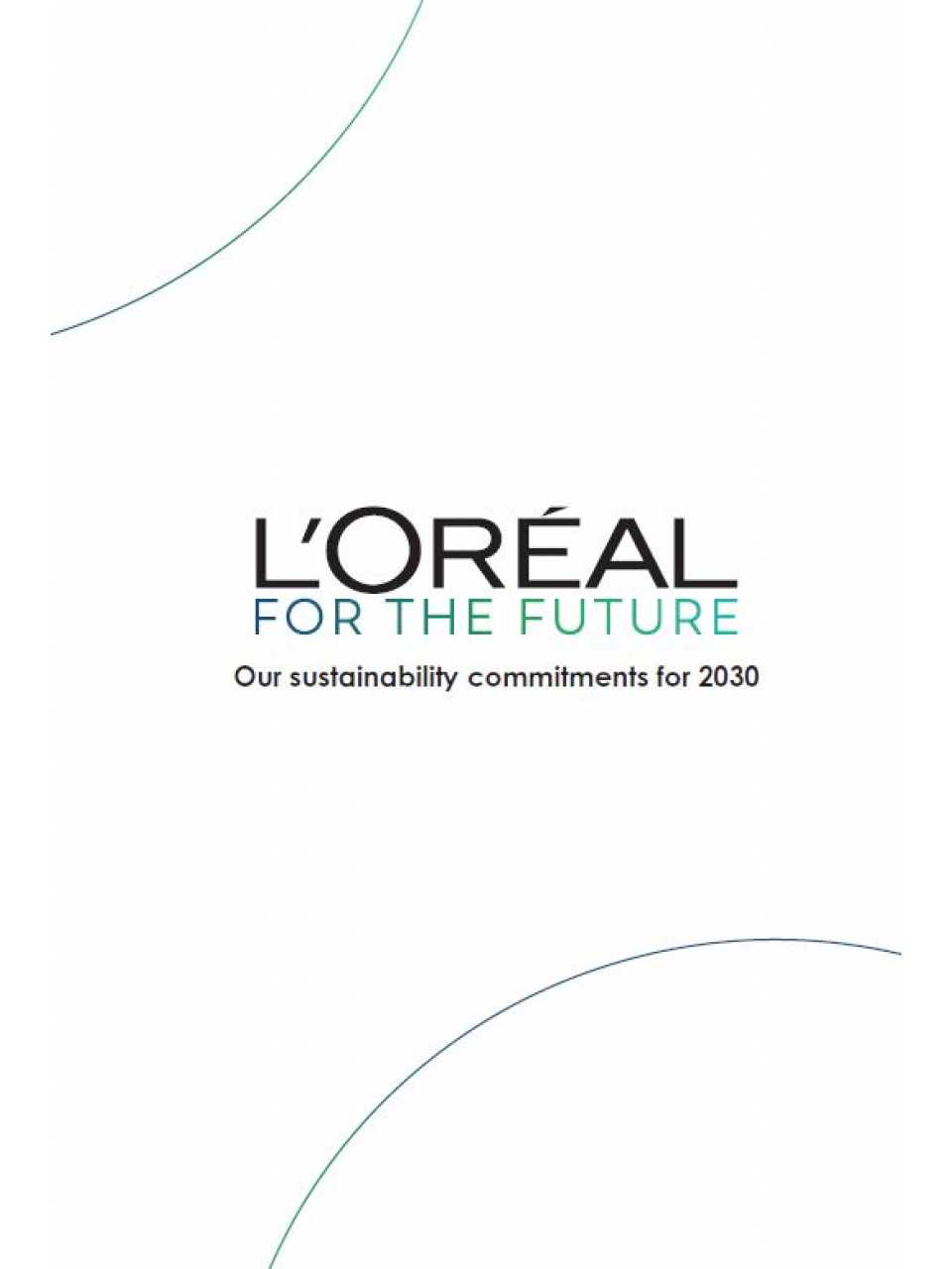 L'Oréal for the future