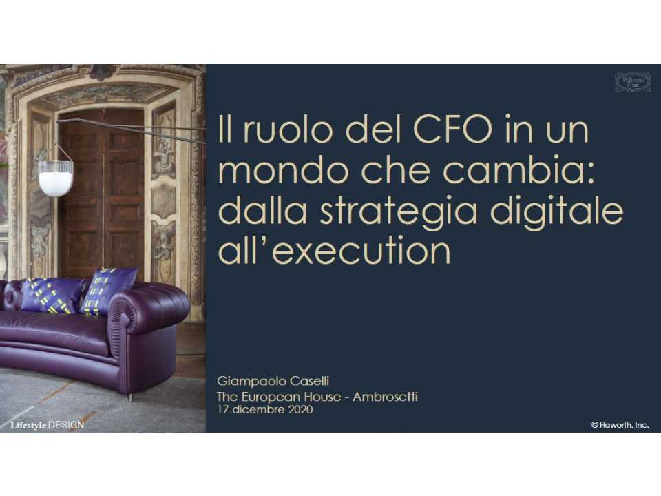 Il ruolo del CFO in un mondo che cambia: dalla strategia digitale all’execution