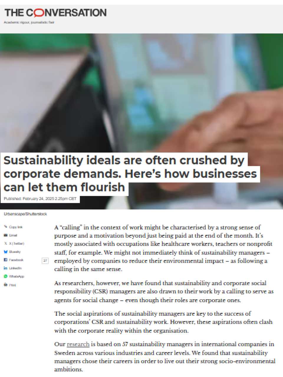 WEBINAR LIVE
Come si sta evolvendo il ruolo del Chief Sustainability Officer in relazione agli altri Executives: la sostenibilità da compliance a strategia per l'innovazione
