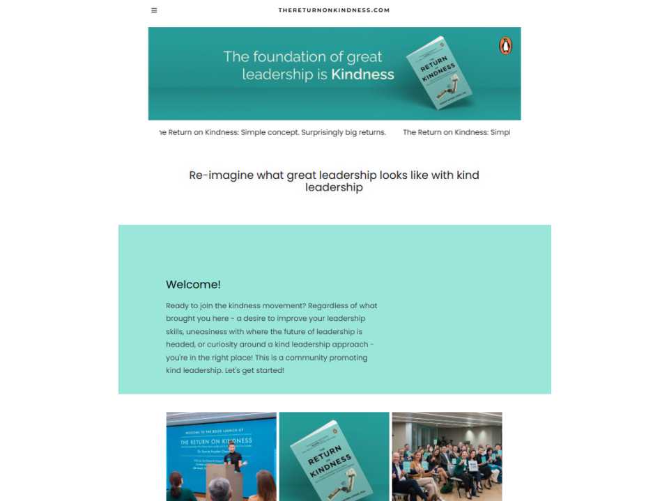 WEBINAR LIVE
Return on Kindness: the strategic value of kindness to build a successful corporate culture