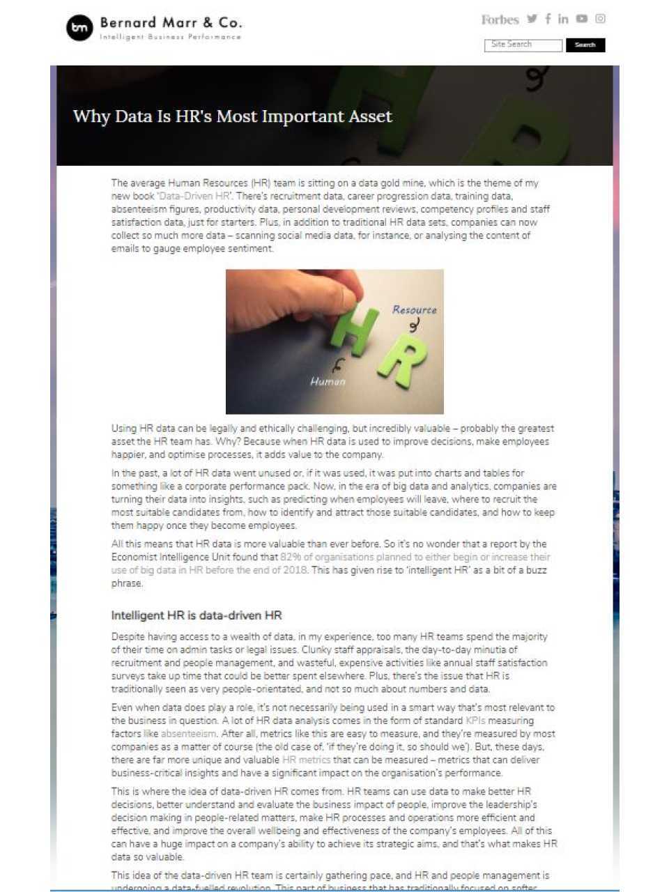 Why Data Is HR's Most Important Asset