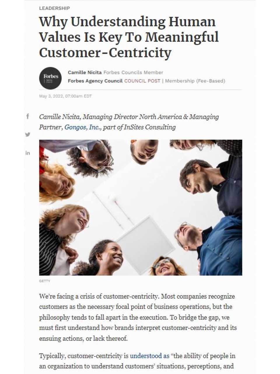 Why understanding human values is key to meaningful customer-centricity